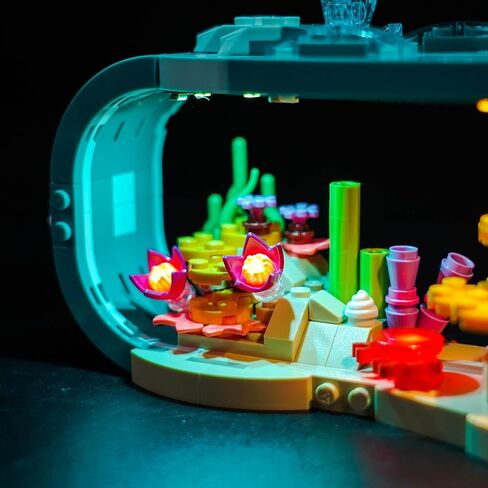 Customized Light kit Compatible with Lego 31385 Sea Animals: Beautiful Dolphins - No Actual Model Only Lights, LED Lighting Accessories Compatible with Lego Beautiful Dolphins in Saudi Arabia