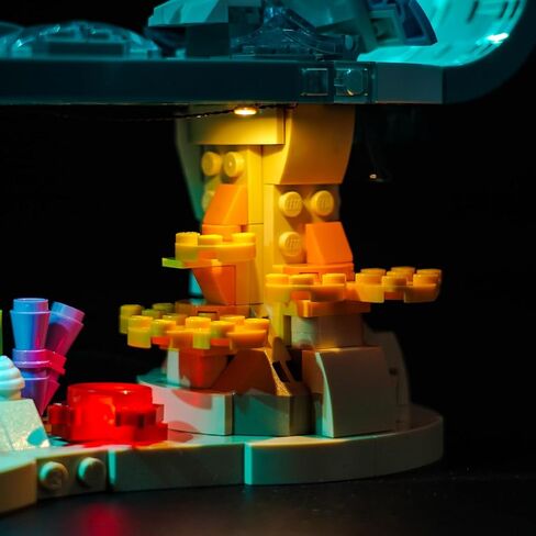 Customized Light kit Compatible with Lego 31385 Sea Animals: Beautiful Dolphins - No Actual Model Only Lights, LED Lighting Accessories Compatible with Lego Beautiful Dolphins in Saudi Arabia