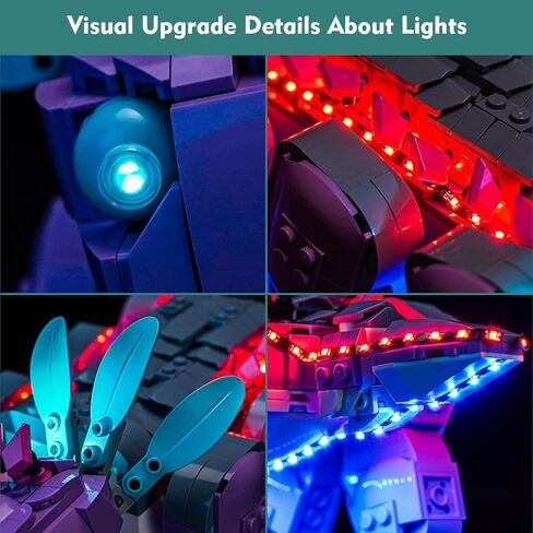 Light kit Compatible with Lego 77077 Klombo - No Model Only Light, LED Lighting Accessories Compatible with Lego 77077 in Saudi Arabia