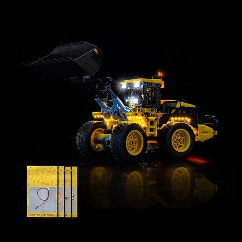LED Lighting Compatible with Lego Technic Volvo L120 Electric Wheel Loader，Light Kit Compatible with Lego 42209, NOT Included The Model Set - JUST Lights in Saudi Arabia