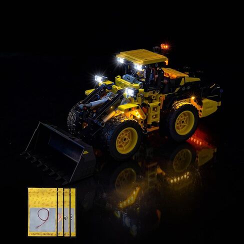 LED Lighting Compatible with Lego Technic Volvo L120 Electric Wheel Loader，Light Kit Compatible with Lego 42209, NOT Included The Model Set - JUST Lights in Saudi Arabia