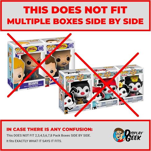 Display Geek, 1 x Plastic Pop Protector Only Compatible with 3 Pack Box The Sanderson Sisters Funko Pop - Nothing Else fits in Saudi Arabia