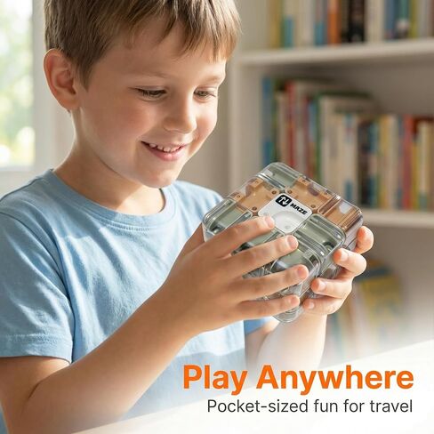 3D Puzzles Maze Cube, Labyrinth Puzzle Brain Teaser Game, Educational Learning Toys for Logical Thinking, Family Board Games, Durable Puzzle Cube Gift for Birthday and Holidays in Saudi Arabia