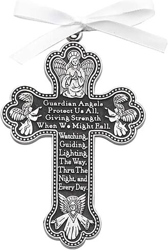 Cathedral Art Guardian Angel (Abbey & CA Gift) Cross Crib Medal for Jewelry Making (CM8) in Saudi Arabia