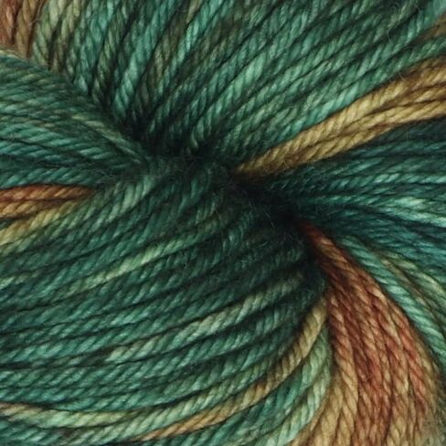 KnitPro Symfonie Hand Dyed Premium Yarn | 100% Extra Fine Merino Wool for Knitting & Crocheting, Worsted Weight, Oeko-TEX Certified, Colorfast Fiber 165m, 100g Skein | Bella Variegated Himalayas in Saudi Arabia