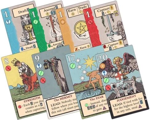 لعبة Soothsayers اللوحية - التقط التارو، لعبة إستراتيجية للأعمار من 12 عامًا فما فوق، من 2 إلى 5 لاعبين، وقت لعب من 30 إلى 60 دقيقة in Saudi Arabia