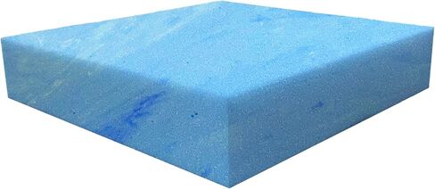 FoamRush 2" x 18" x 30" Gel Memory Foam Only Insert, Square Pad, Memory Foam Topper, Seat Cushion Replacement, Upholstery Foam, Pet Bed Memory Foam, Wheelchair Seat Cushion, Made in USA in Saudi Arabia