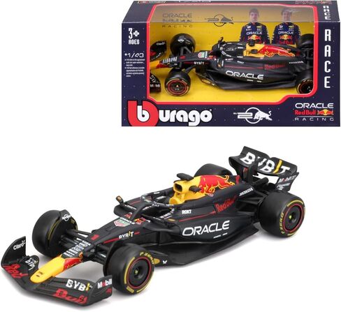 Bburago - Red Bull Racing RB20 Max Verstappen #1 2024 - Realistic model scale 1:43, driven by Max Verstappen, Official Red Bull License, recommended age 3+ years in Saudi Arabia