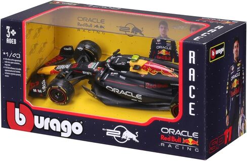 Bburago - Red Bull Racing RB20 Max Verstappen #1 2024 - Realistic model scale 1:43, driven by Max Verstappen, Official Red Bull License, recommended age 3+ years in Saudi Arabia
