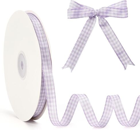 Red Plaid Ribbon 3/8inch X 50yard Red Gingham Ribbon red Buffalo Plaid Ribbon for Christmas Tree Checkered Ribbon for for Gift Wrapping red and White Christmas Ribbon for Hair, Bow Wedding Decor, DIY in Saudi Arabia
