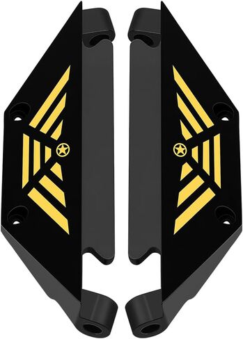 Brass Black Coating Side Plates Pedal Body Bracket for 1/24 RC Crawler Axial AX24 Car DIY Chassis Frame Kit Metal Upgrade Parts in Saudi Arabia