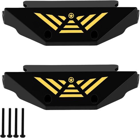 Brass Black Coating Side Plates Pedal Body Bracket for 1/24 RC Crawler Axial AX24 Car DIY Chassis Frame Kit Metal Upgrade Parts in Saudi Arabia