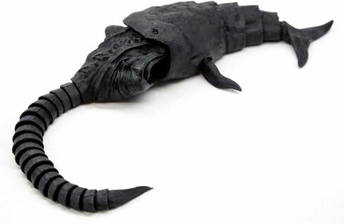 ألعاب المخلوقات البحرية بلوب ضد إل جران ماجا - شخصيات تململ مرنة، مجموعة ألعاب الوحش المكونة من قطعتين، باللون الأسود in Kuwait