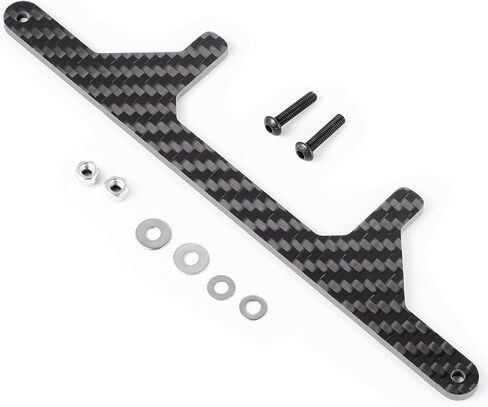 Carbon Fiber Rear Steering Lock Plate for 1/10 Tamiya Clod Buster 4×4×4 RC Car Upgrade – Enhanced Stability & Steering Control‌ in Saudi Arabia