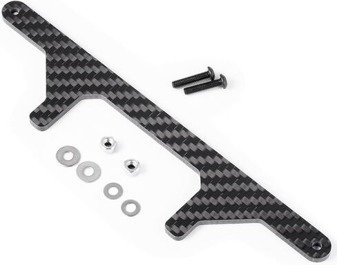 Carbon Fiber Rear Steering Lock Plate for 1/10 Tamiya Clod Buster 4×4×4 RC Car Upgrade – Enhanced Stability & Steering Control‌ in Saudi Arabia