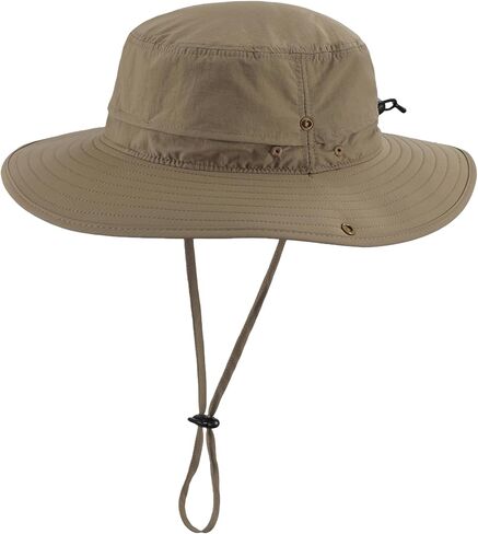 Connectyle Sun Hat for Men Women Outdoor UV Protection Safari Hat for Fishing Hiking Gardening Breathable Cowboy Hat UPF50 in Kuwait