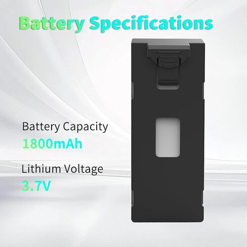 3.7V 1800mAh Lithium Polymer Battery with USB Charging Cable Replacement Power for M18LCD Drone in Saudi Arabia