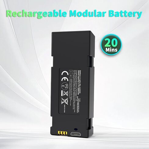 3.7V 1800mAh Lithium Polymer Battery with USB Charging Cable Replacement Power for M18LCD Drone in Saudi Arabia