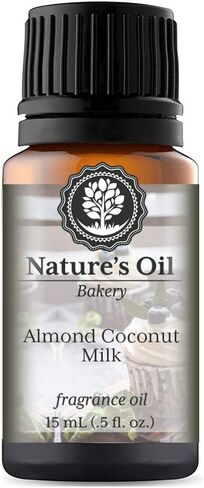 Almond Coconut Milk Fragrance Oil (15ml) for Diffusers, Soap Making, Candles, Lotion, Home Scents, Linen Spray, Bath Bombs, Slime in Kuwait