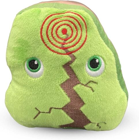 Thunderheads Earthquake Plush, Soft Educational Earth Science Plushie with Fact Card, STEM Tool for Learning Planet, Eco-Conscious Weather Gift and Geology Collectible for Students and Scientists in Saudi Arabia