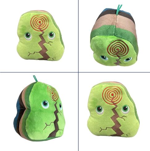 Thunderheads Earthquake Plush, Soft Educational Earth Science Plushie with Fact Card, STEM Tool for Learning Planet, Eco-Conscious Weather Gift and Geology Collectible for Students and Scientists in Saudi Arabia