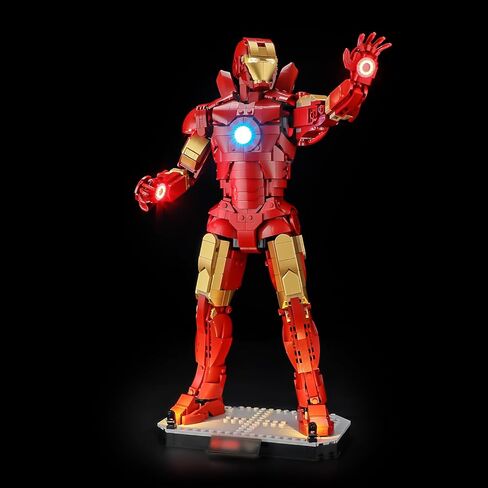LIGHTAILING Led Light for Lego-76344 Iron-Man Mark-3 Collectors' Edition - Easy Install, Hidden Wiring, Home Decor & Gift-Ready (Model Not Included) in Saudi Arabia