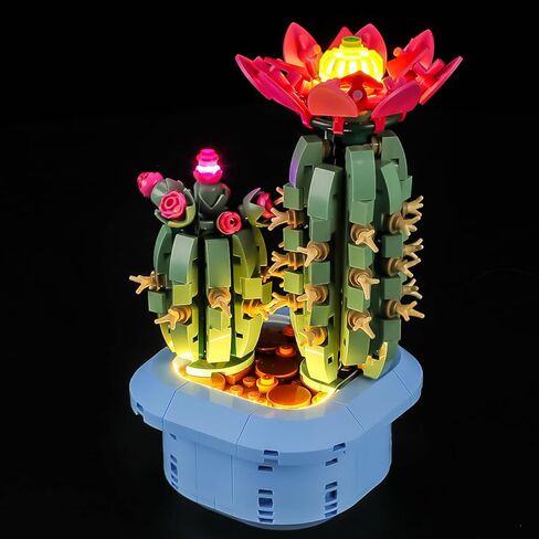 مجموعة إضاءة BRIKSMAX 2.0 متوافقة مع مجموعات بناء Lego The Botanical Collection Flowering Cactus 11509 - مجموعات إضاءة LED الأصلية (الملحقات فقط) للعرض والهدايا وهواة الجمع in Saudi Arabia