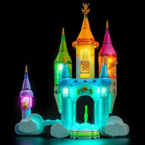 BrickBling Light Kit Compatible with Lego Creator 3 in 1 Unicorn Castle, Creative Lighting Compatible with Lego 31175 (Lights Only, No Bricks) in Saudi Arabia