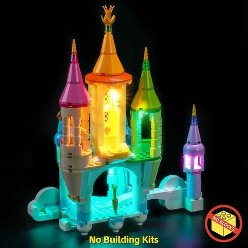 BrickBling Light Kit Compatible with Lego Creator 3 in 1 Unicorn Castle, Creative Lighting Compatible with Lego 31175 (Lights Only, No Bricks) in Saudi Arabia