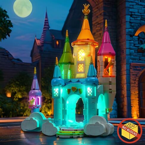 BrickBling Light Kit Compatible with Lego Creator 3 in 1 Unicorn Castle, Creative Lighting Compatible with Lego 31175 (Lights Only, No Bricks) in Saudi Arabia
