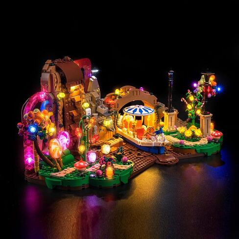Light kit Compatible with Lego 21360 Willy Wonka & The Chocolate Factory - No Model Only Light, LED Lighting Accessories Compatible with Lego 21360 (RC Version) in Saudi Arabia