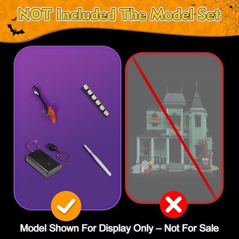 طقم إضاءة متوافق مع Lego 31167 Haunted Mansion - لا يوجد نموذج فقط، ملحقات إضاءة LED متوافقة مع Lego 3-in-1 31167 (الإصدار القياسي) in Kuwait