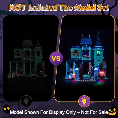طقم إضاءة متوافق مع Lego 31167 Haunted Mansion - لا يوجد نموذج فقط، ملحقات إضاءة LED متوافقة مع Lego 3-in-1 31167 (الإصدار القياسي) in Kuwait