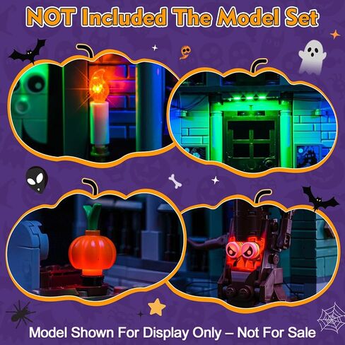 طقم إضاءة متوافق مع Lego 31167 Haunted Mansion - لا يوجد نموذج فقط، ملحقات إضاءة LED متوافقة مع Lego 3-in-1 31167 (الإصدار القياسي) in Kuwait