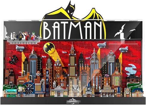 حافظة عرض أكريليك، متوافقة مع مجموعة صندوق الرسوم المتحركة Lego 76271 Gotham City، مجموعة صناديق مقاومة للغبار، صندوق تخزين مثبت على الحائط، متوافقة مع Lego 76271 (حافظة العرض فقط، المجموعة غير متضمنة) in Saudi Arabia