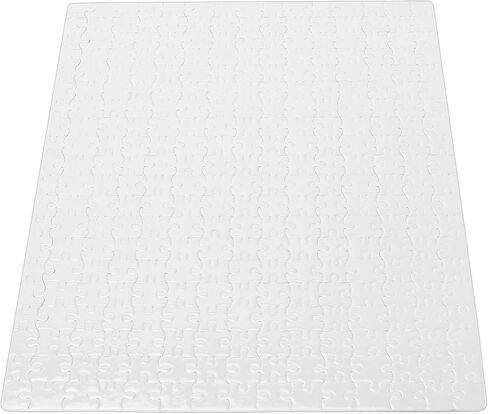 MOUYAT 15 Sheets 4500 Pieces Sublimation Blank Puzzle Jigsaw Puzzles, White DIY Heat Press Blank Puzzle for Sublimation, Weeding Invite, Decorating, Crafts Projects in Saudi Arabia