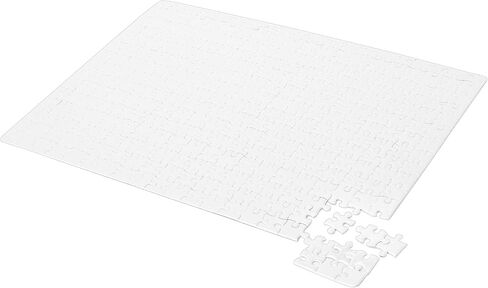 MOUYAT 15 Sheets 4500 Pieces Sublimation Blank Puzzle Jigsaw Puzzles, White DIY Heat Press Blank Puzzle for Sublimation, Weeding Invite, Decorating, Crafts Projects in Saudi Arabia