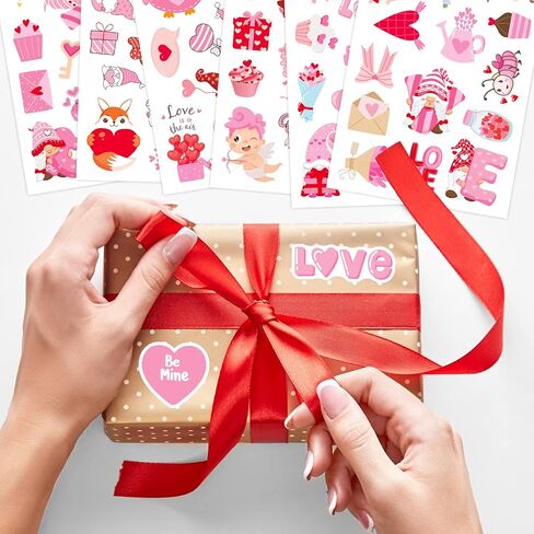 ملصقات عيد الحب من BAYLAY للأطفال - 30 ورقة ملصقات Love & I Love You لسجلات القصاصات والكمبيوتر المحمول والأمتعة وديكورات الحفلات in Kuwait