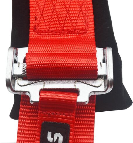 4 Point Harness Pair with 2 Inch Shouder Pads Compatible for UTV, RZR, SXS, Go Kart, Sim Racing Rig, Off Road Only, Red in Saudi Arabia