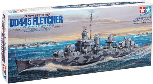TAMIYA Sprue Brothers 1:350 USS Fletcher DD445 US Navy WWII Destroyer #78012, TAM78012 in Saudi Arabia