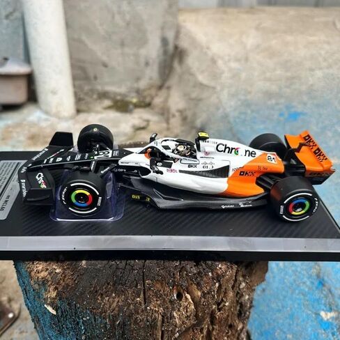 1/24 F1 Mcl60#81 Oscar Diecast F1 Car Model for Adults Replica Formula One for Monaco Collection in Saudi Arabia