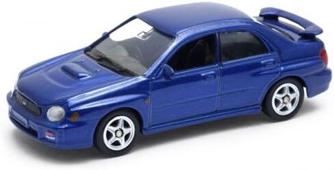 OPO 10 - سيارة مصغرة متوافقة مع Subaru Impreza WRX STI 2002، مقياس 1:64، 3 بوصات (7.5 سم)، Welly SUP07 in Saudi Arabia