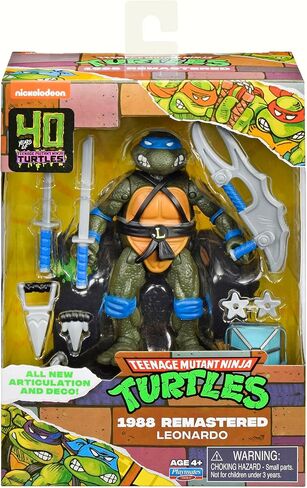 Teenage Mutant Ninja Turtles: 4" Remastered Leonardo Action Figure by Playmates Toys in Saudi Arabia