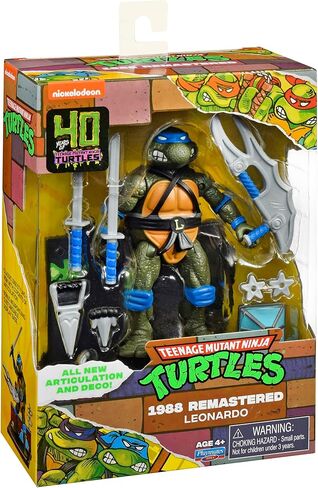 Teenage Mutant Ninja Turtles: 4" Remastered Leonardo Action Figure by Playmates Toys in Saudi Arabia