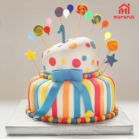 16Pcs Dollhouse Miniature Balloons 1:12 Scale – Colorful Mini Birthday Balloon Cake Toppers, Tiny Plastic Accessories for Fairy Garden, Bonsai, Party Decor, DIY Crafts, Cake Picks, Cupcake Decoration in Saudi Arabia