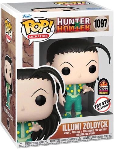 فانكو بوب! الرسوم المتحركة: Hunter X Hunter - شخصية Illumi Zoldyck LACC/Toystop الحصرية المصنوعة من الفينيل in Kuwait