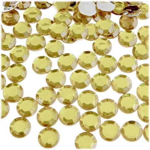 The Crafts Outlet 144pc Loose Flatback Acrylic Rhinestones Round 11mm - Flatback Crystal Clear in Saudi Arabia