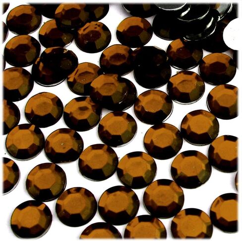 The Crafts Outlet 144pc Loose Flatback Acrylic Rhinestones Round 11mm - Flatback Crystal Clear in Saudi Arabia