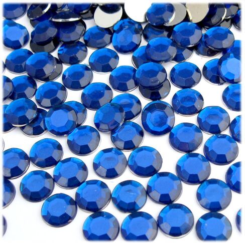 The Crafts Outlet 144pc Loose Flatback Acrylic Rhinestones Round 11mm - Flatback Crystal Clear in Saudi Arabia