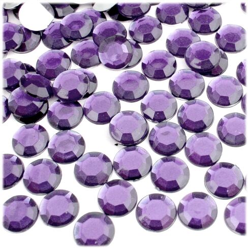 The Crafts Outlet 144pc Loose Flatback Acrylic Rhinestones Round 11mm - Flatback Crystal Clear in Saudi Arabia